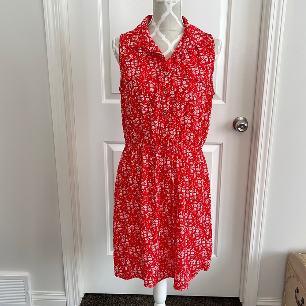 Mario Serrani floral dress size lg